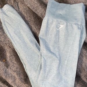 Gymshark Vital Seamless leggings in the color light green marl